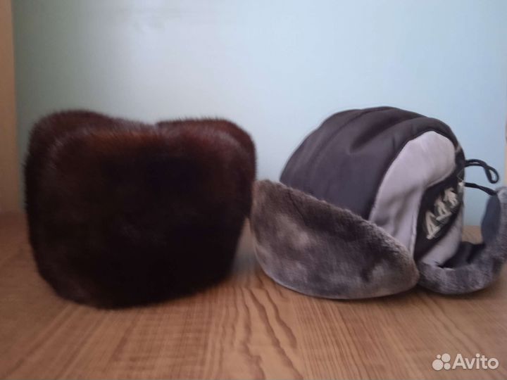 Норковая шапка мужская