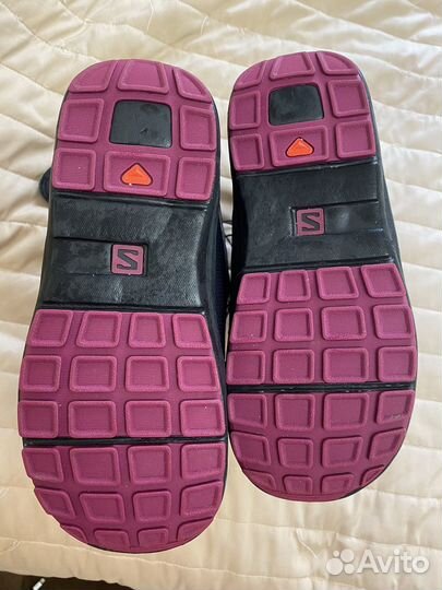Сноубордические ботинки salomon 24р