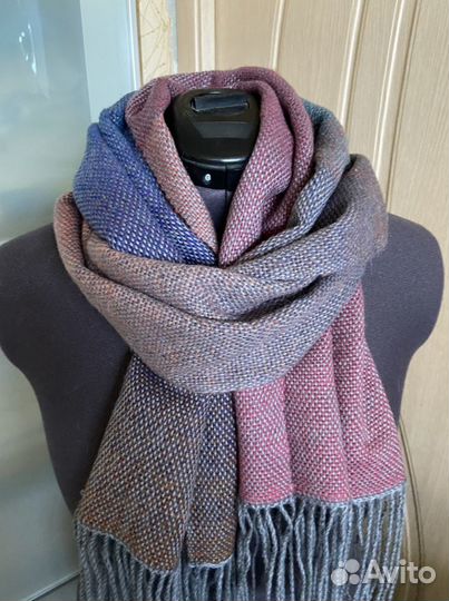 Шарф тканый ручной работы