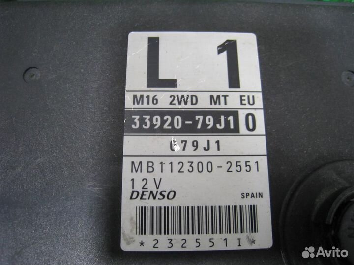 Блок управления двс Suzuki SX4 2007