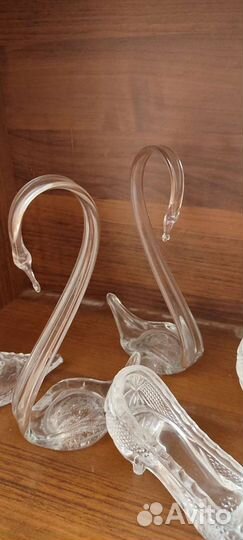 Хрустальные лебеди/ туфельки/ сапажек