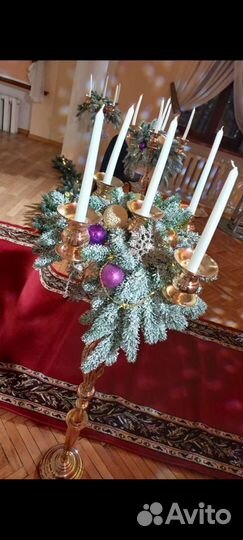Подсвечник канделябр
