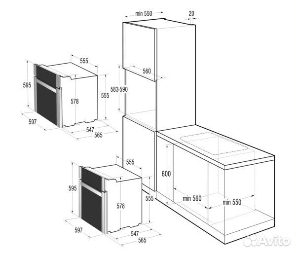 Духовой шкаф gorenje bo87b