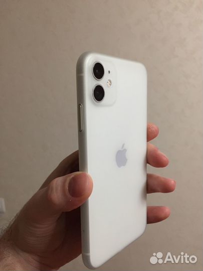 Чехол для iPhone 11 Memumi бело-прозрачный