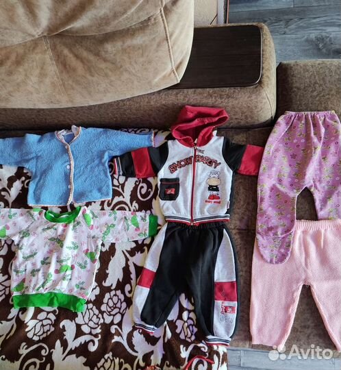 Вещи для мальчиков и для девочек. До года