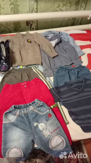 Детские вещи пакетом на мальчика до 2 лет