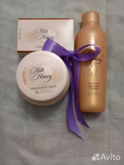 Крем для тела набор Молоко и мëд Орифлейм