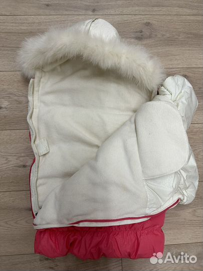 Зимний конверт для девочки