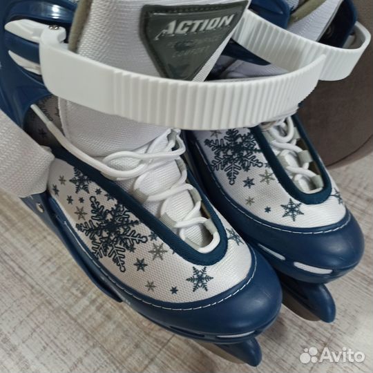 Коньки actyon ice skates 34-37 размер