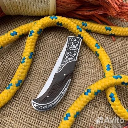 Нож якутский складной охотничий финка