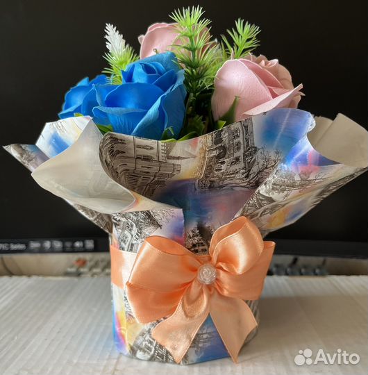 Букет из пенных роз