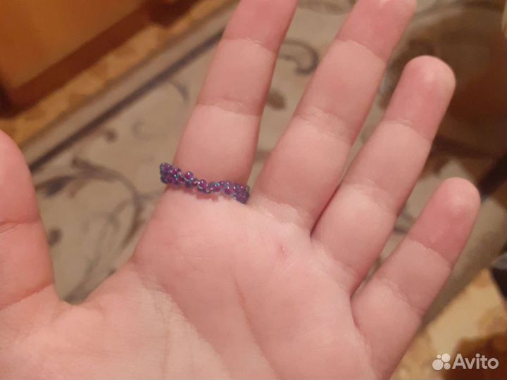 Кольцо из бисера