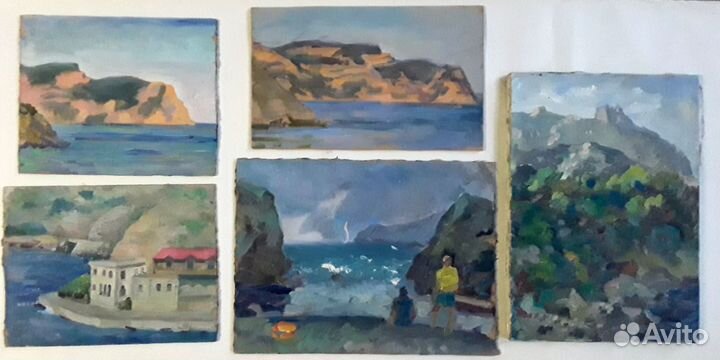 Этюд масло. Пейзажи