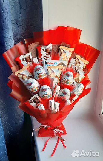 Букет из киндера