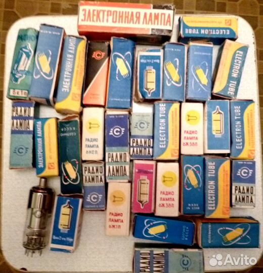 Радиолампы советские новые в упаковке