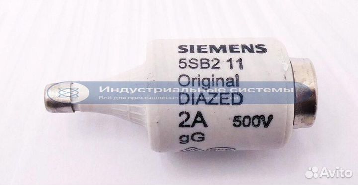 Плавкая вставка Siemens 5SB2 11 DII 2A 500В