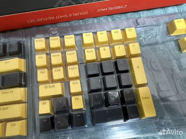 Колпачки для механических клавиатур прозрачные