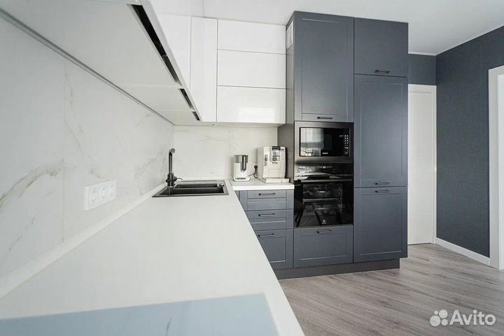 Цена за всю кухню. Серый лофт CN:023883