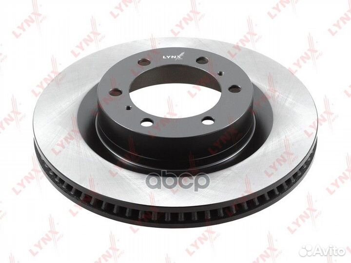 Диск тормозной передний (338x32) перед прав/л