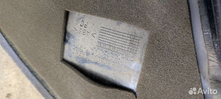 Обшивка задней стойки W202