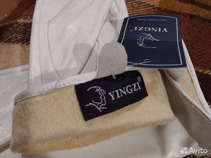 Перчатки кожаные