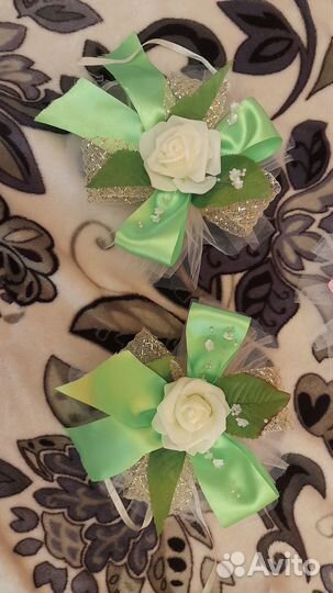 Свадебные украшения на машину