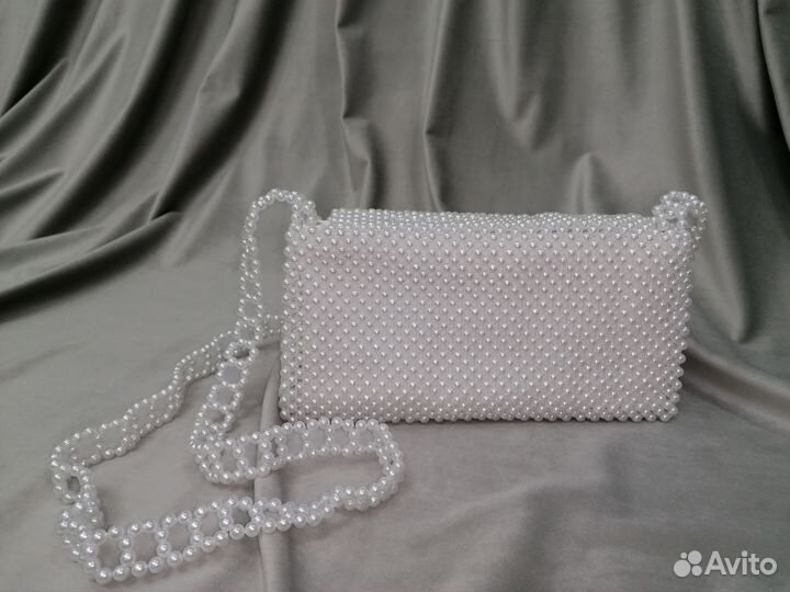 Клатч ручная работа, из бусин