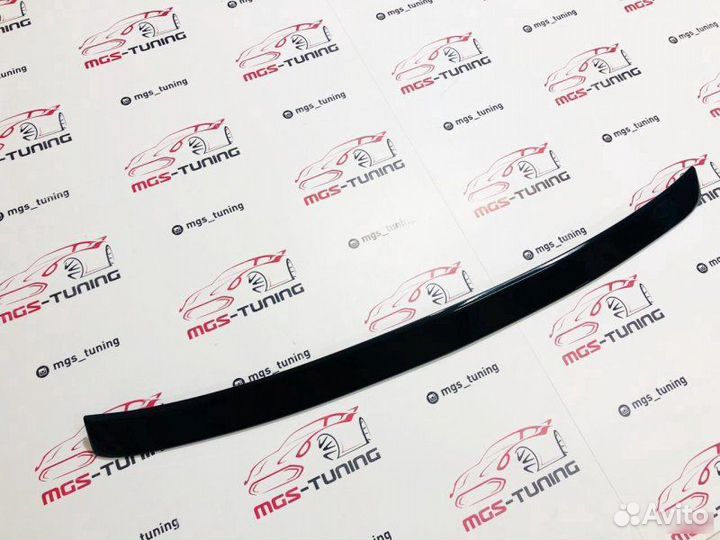 Cпойлер на стекло BMW 5 series f10 Black (Тайвань)