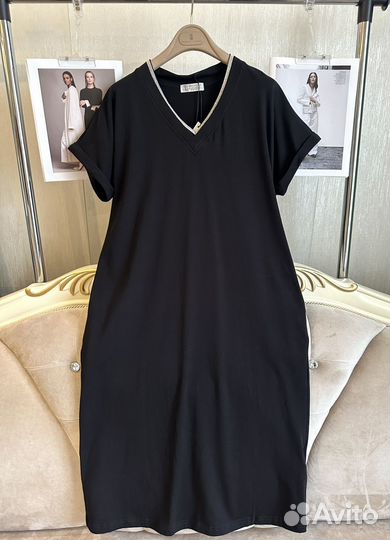 Платье Brunello Cucinelli lux черное