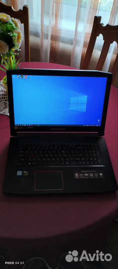 Игровой ноутбук acer predator helios 300