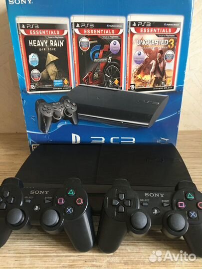 Sony PlayStation 3 Super Slim 500GB 280+ игр
