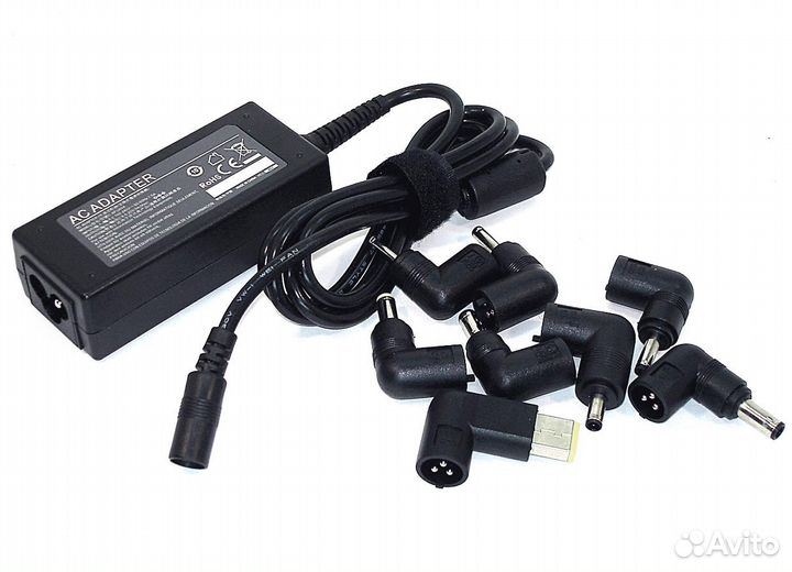 Блок питания 9.5-20V 3A 45W с 8 насадкам