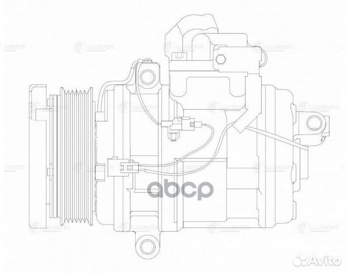 Компрессор кондиц. для ам Toyota Land Cruiser 1