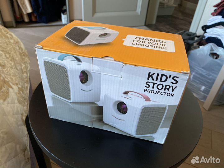 Проектор kids story projector. Комплект. Розовый