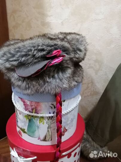 Куртка-пальто,косуха для девочки. Утеплённая