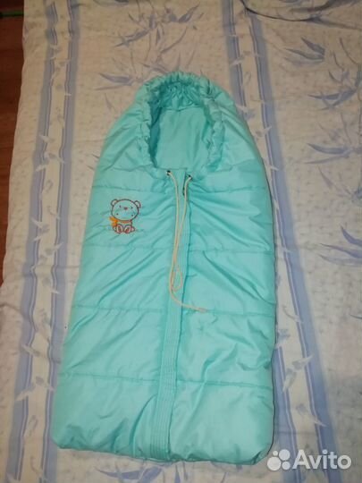 Зимний конверт в коляску