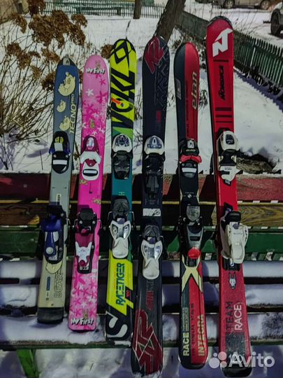 Горные лыжи, Ботинки, Палки