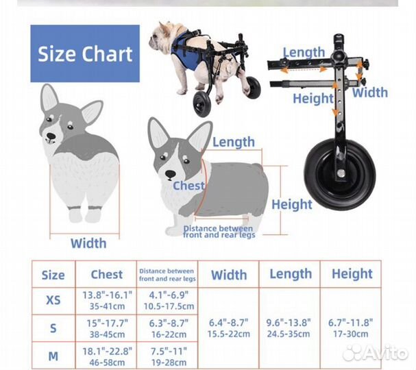 Инвалидная коляска для собак
