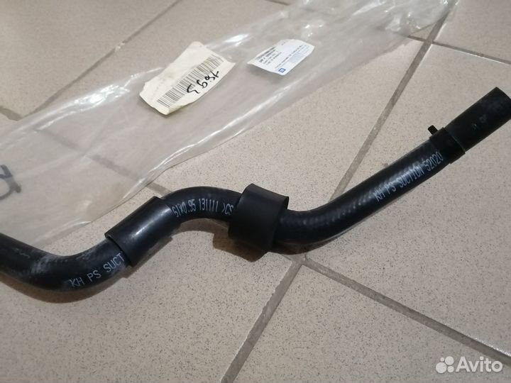 Патрубок системы рулевого управления Кобальт. Новы