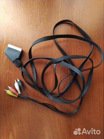 Кабель Scart - тюльпаны (моно)