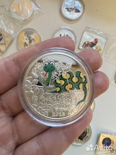 Ниуэ 1 доллар, 2012 Китайский гороскоп - Год змеи