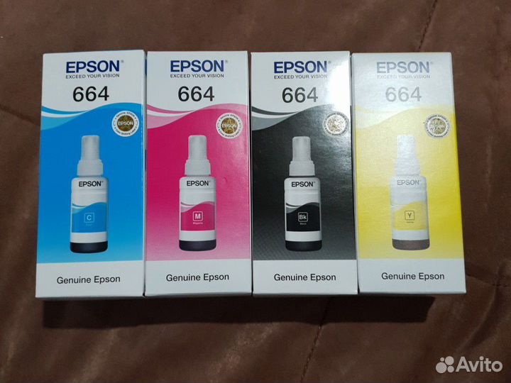 Чернила Epson 664