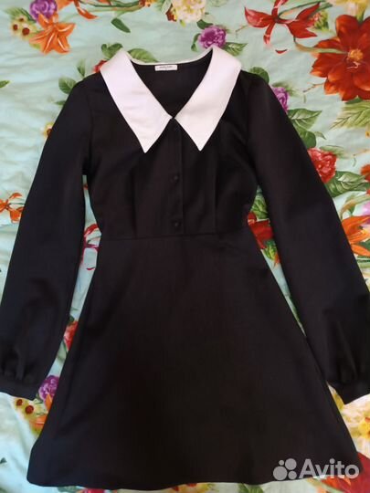 Платье школьное черное