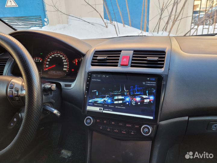Android магнитола для Honda Accord 7, есть Teyes