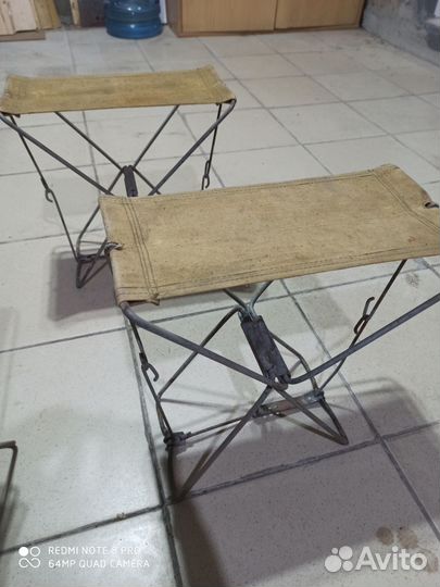 Стулья СССР туристические, для отдыха и рыбалки