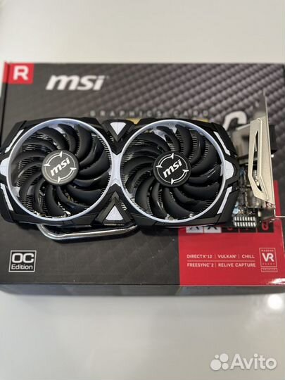 Видеокарта MSI AMD Radeon RX 570 armor 8GB