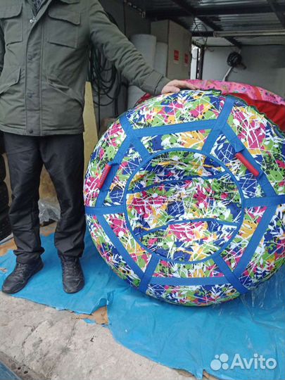 Ватрушка 120см, тубинг, надувные санки