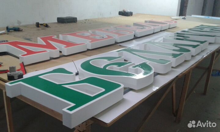 Изготовление световых букв