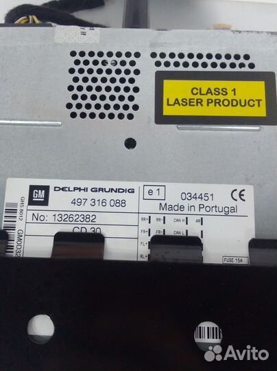 Магнитола Opel Corsa D (2006—2010)