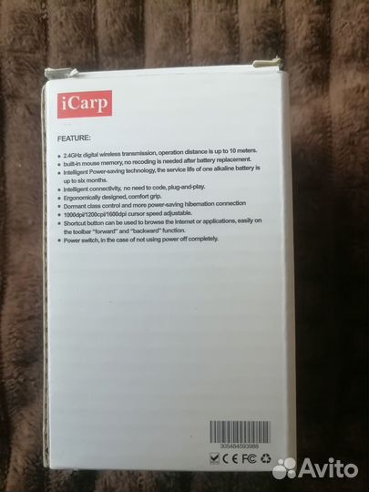 Мышь iCarp 2,4G Wireless Mouse (черная)